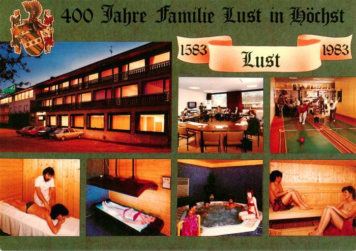 Hoechst Odenwald Hotel Lust Massage Solarium Whirlpool Sauna Kegelbahn