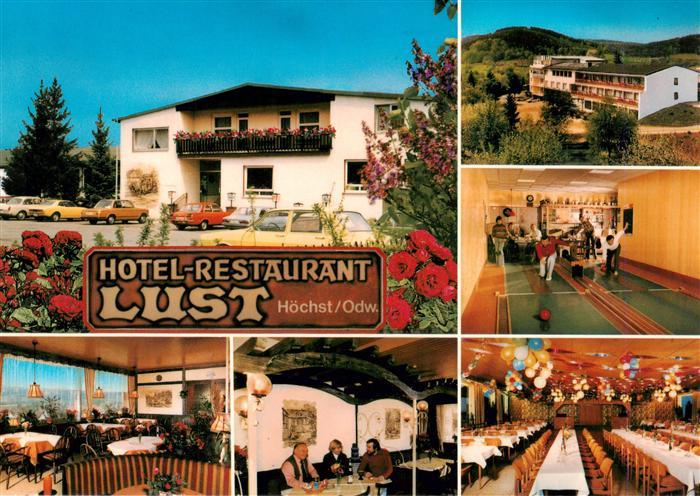 Hoechst Odenwald Hotel Restaurant Lust Gastraeume Kegelbahn