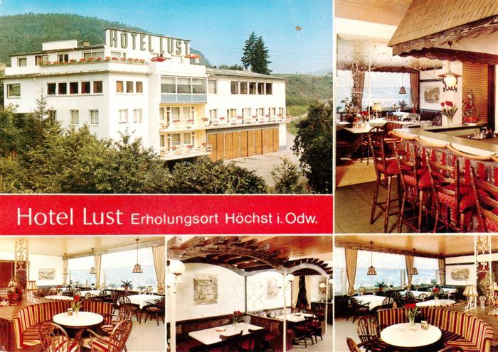 Hoechst Odenwald Hotel Lust Gastraeume Bar