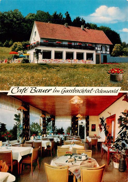 Hammelbach Grasellenbach Cafe Bauer im Gassbachtal Gastraum
