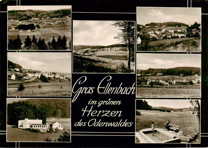 Gras-Ellenbach Grasellenbach Kuranlagen Teilansichten Wassertreten Panorama