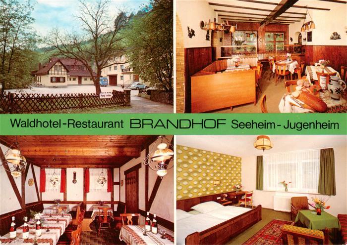 Seeheim-Jugenheim Bergstrasse Wald Restaurant Brandhof Gastraeume Zimmer