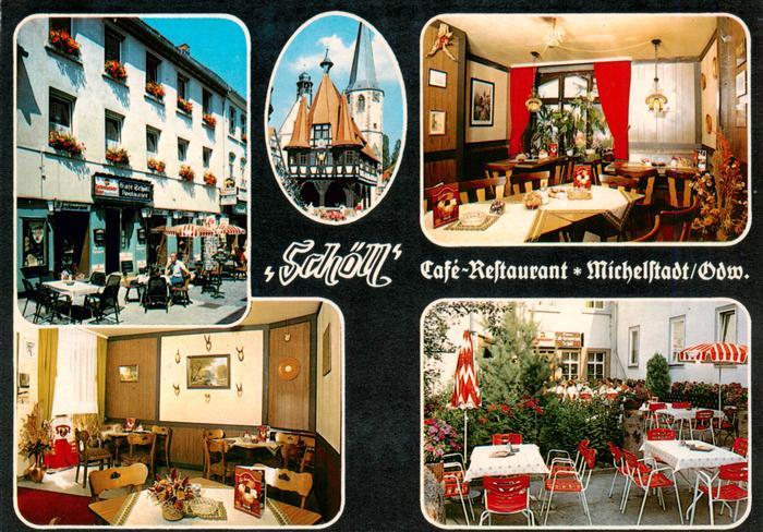 Michelstadt Schoell Cafe Restaurant Gastraeume Terrasse