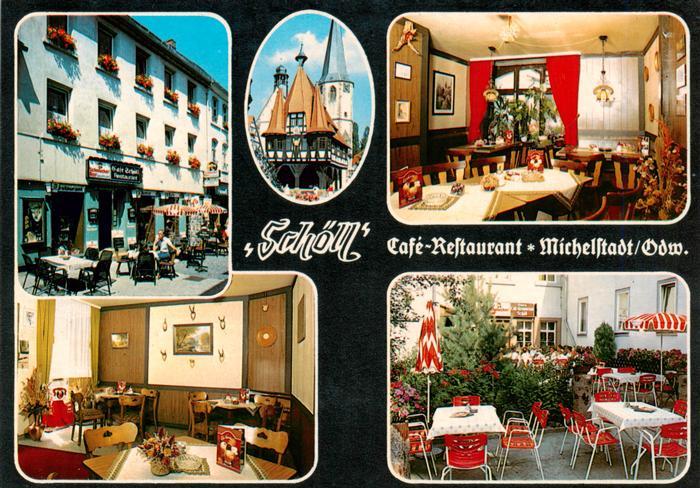 Michelstadt Schoell Cafe Restaurant Gastraeume Terrasse