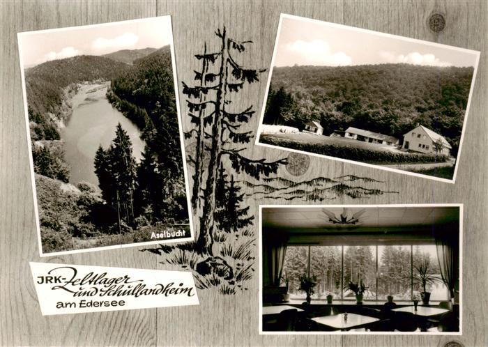 Edersee Aselbucht IRK Zeltlager und Schullandheim am Edersee
