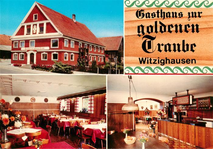 Witzighausen Gasthaus zur goldenen Traube Gastraeume