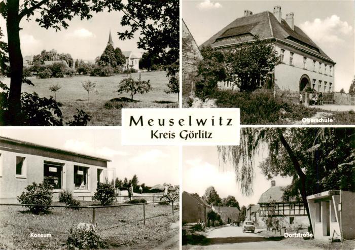 Meuselwitz Panorama Oberschule Konsum Dorfstrasse
