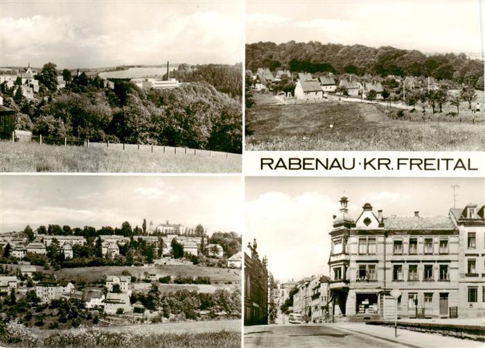 Rabenau Sachsen Panorama Teilansichten