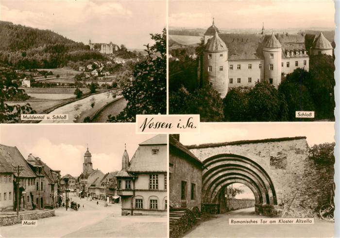 Nossen Muldental Schloss Markt Romanisches Tor am Kloster Altzella