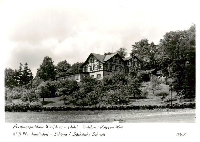 Reinhardtsdorf-Schoena Ausflugsgaststaette Wolfsberg
