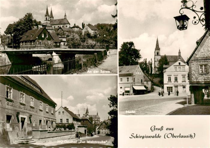 Schirgiswalde An der Spree HO Gasthof Zur Weintraube Markt