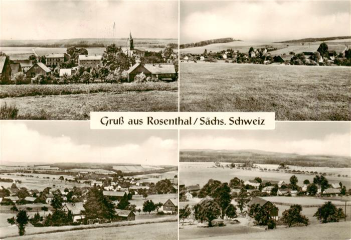Rosenthal-Bielatal Panorama Teilansichten