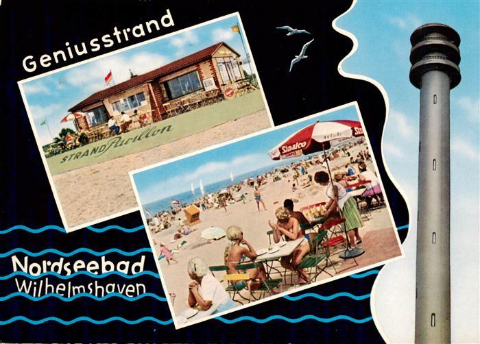 Wilhelmshaven  CITY Geniusstrand Strandpavillon Strandleben