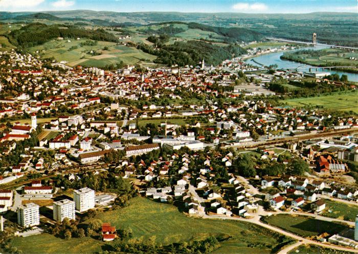 Deggendorf Donau Fliegeraufnahme