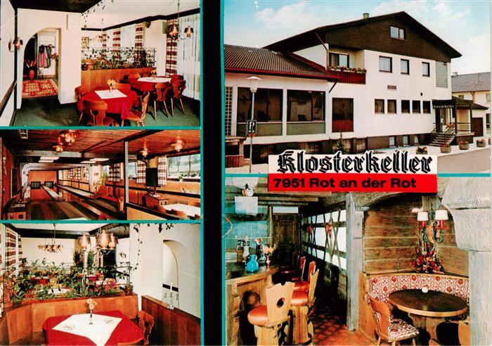Rot an der Rot Biberach BW Klosterkeller Gastraeume Bar