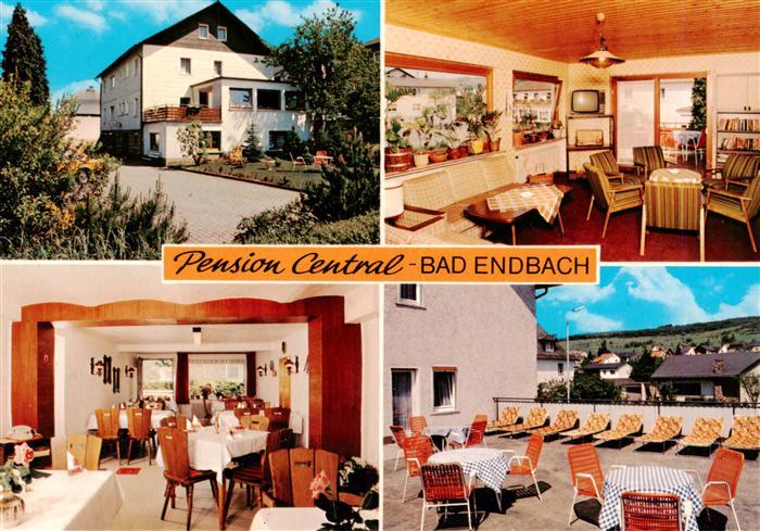 Bad Endbach Pension Central Gastraeume Terrasse