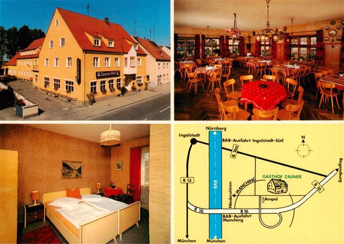 Manching Gasthof Zauner Gastraum Zimmer