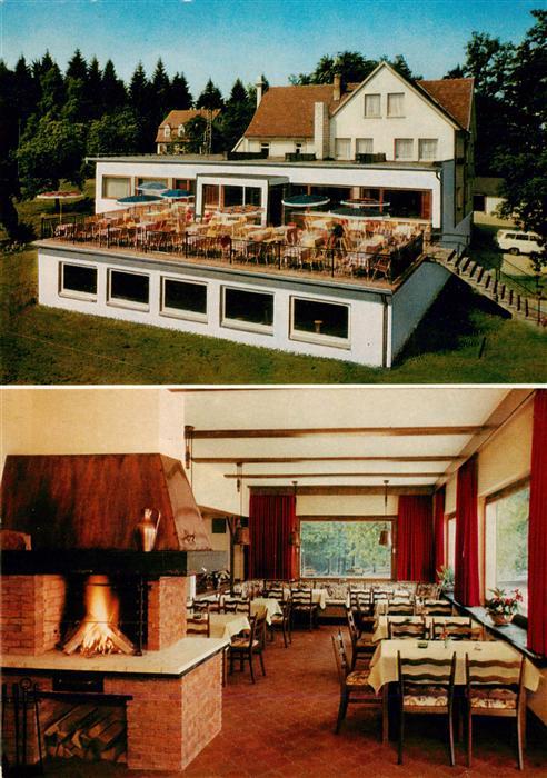 Sensbachtal Gasthof Hoehenpension Reussenkreuz Gastraum