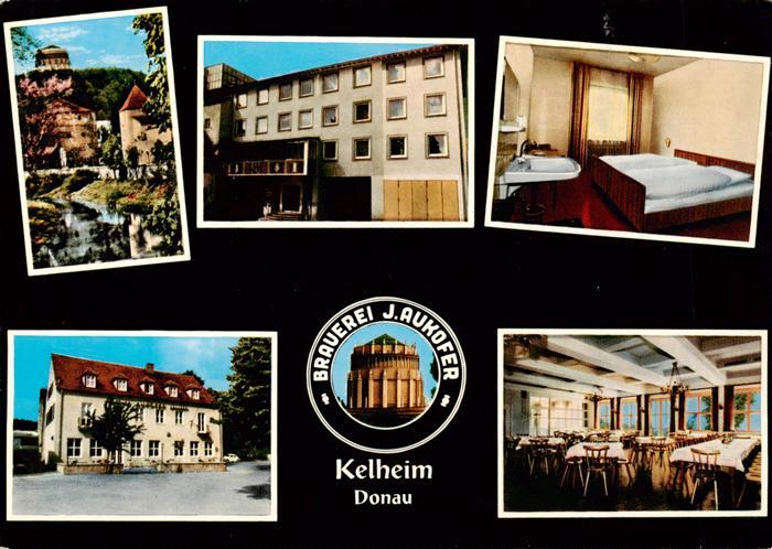 Kelheim Donau Brauerei Gasthof Hotel Aukoffer Gastraum Zimmer