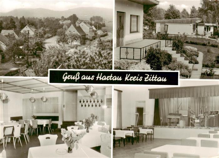 Hartau Zittau mit Muehlensteinberg Fuchskanzel Heideberg Bungalowsiedlung Weissb