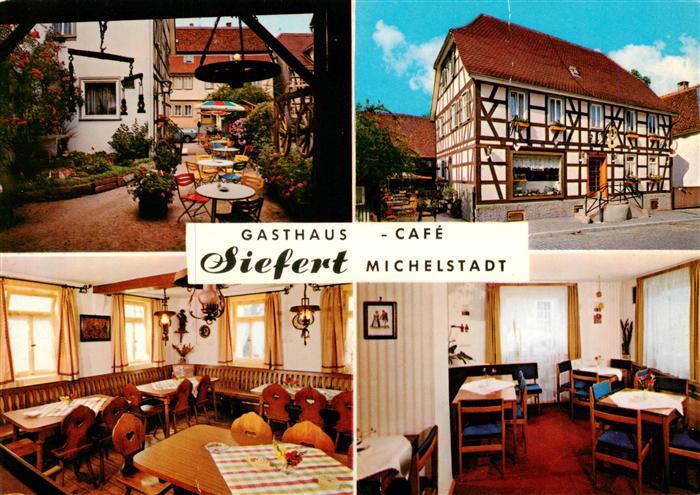 Michelstadt Gasthaus Cafe Siefert Gastraeume Terrasse