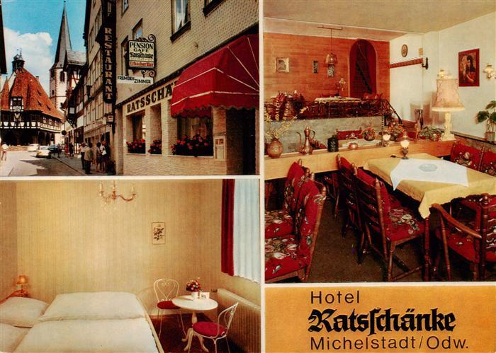 Michelstadt Hotel Ratsschaenke Gaststube Zimmer