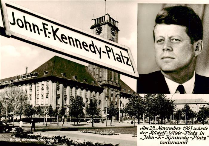 BERLIN  CITY Rathaus Schoeneberg John F Kennedy Platz