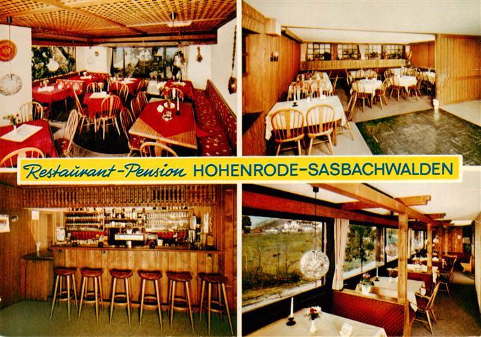 Sasbachwalden Achern Ortenaukreis BW Restaurant Pension Hohenrode Gastraeume Ba