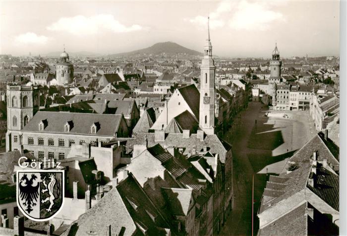 Goerlitz  Sachsen Panorama mit Landeskrone