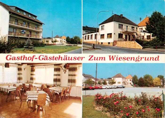 Bad Neustadt Gasthof Gaestehaeuser Zum Wiesengrund Gastraeume Ortspartien