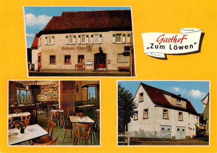 Eschau Unterfranken Gasthof Zum Loewen Gastraum