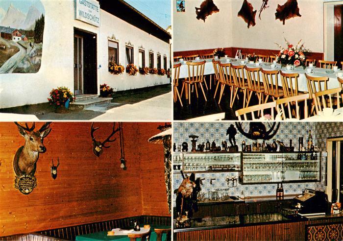 Oberrottmannshausen Grossaitingen Gasthof Wildschuetz Gastraeume Theke