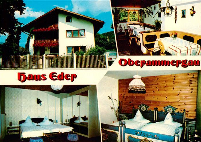 OBERAMMERGAU Bayern Haus Eder Gastraum Gaestezimmer