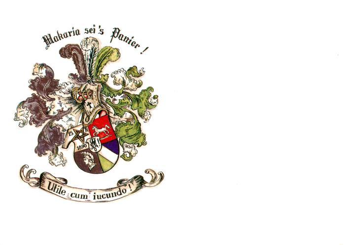 BRAUNSCHWEIG  CITY Wappen der Landsmannschaft im CC Makaria