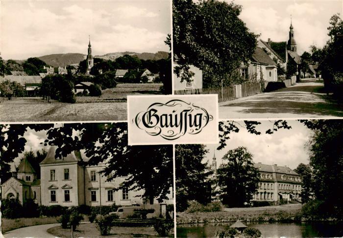 Gaussig Doberschau-Gaussig mit Erholungsheim der TH Ortspartien