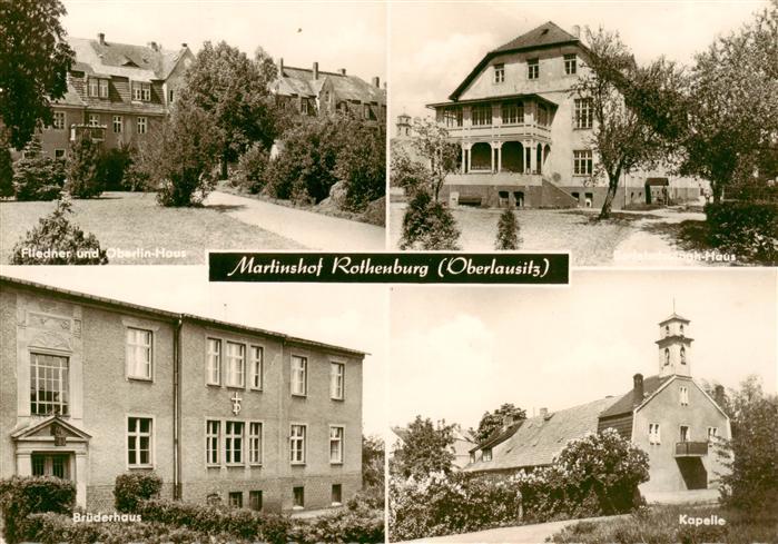 Rothenburg  Oberlausitz Martinshof Rothenburg Fliedner und Oberlin Haus Bruederh