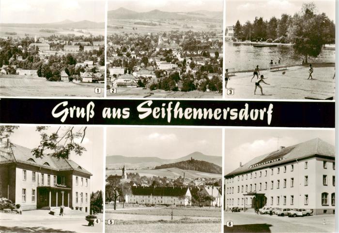Seifhennersdorf Teilansichten Waldbad Silberteich Filmtheater Burgsberg ORWO Hei