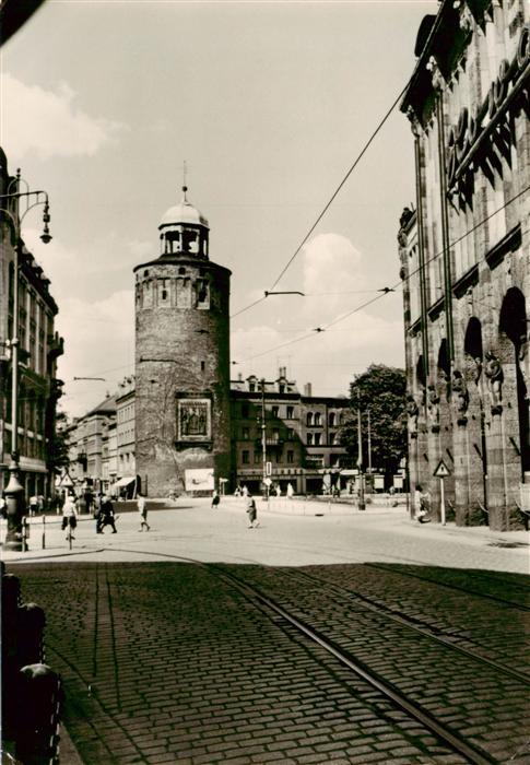 Goerlitz  Sachsen Marienplatz und Dicker Turm