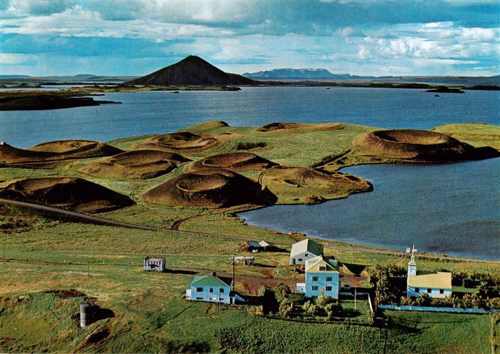 Myvatnssveit Iceland Skutusaoir Fliegeraufnahme