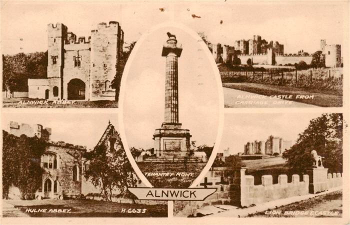 Alnwick Castle Abbey Castle fromCarriage Hulne Abbey Tenantry Mont Lion Bridge E