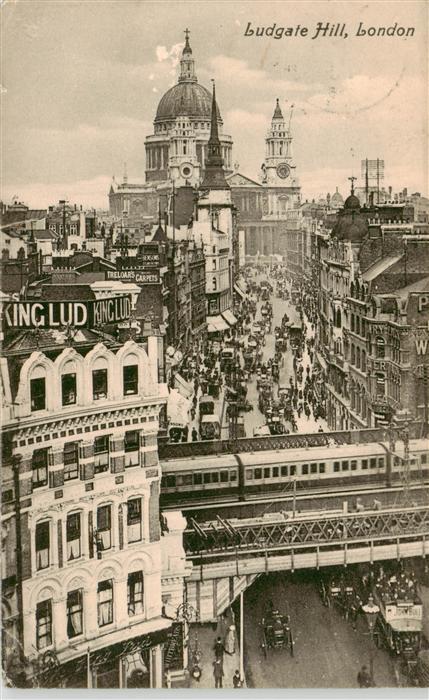 London  UK Ludgate Hill