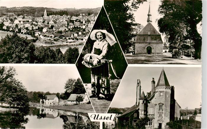Ussel  19 Correze Vue generale ND de la Chabanne Joeuse de Ville Moulin de la La