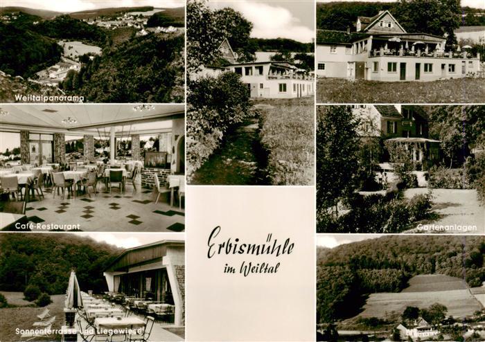 Erbismuehle Neuweilnau Weilrod Weiltal Cafe Restaurant Sonnenterrasse Gartenanla