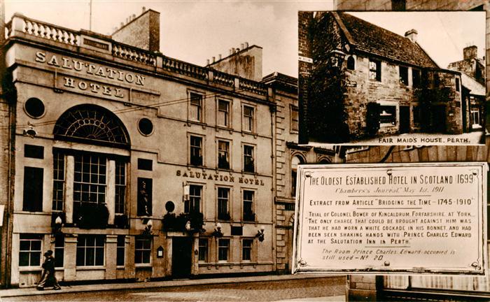 Perth Schottland Salutation Hotel Fair Maids House