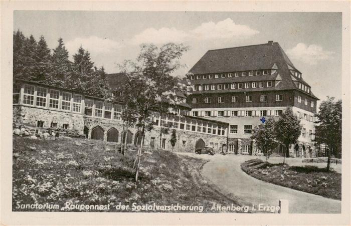 Altenberg  Osterzgebirge Sanatorium Raupennest der Sozialversicherung