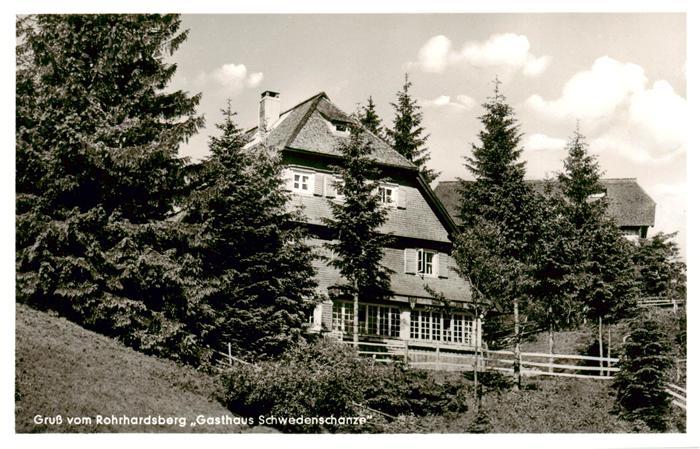 Rohrhardsberg Schonach Gasthaus zur Schwedenschanze