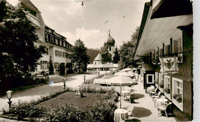 Hinterzarten Breisgau-Hochschwarzwald BW Park Hotel Adler Blick zur Kirche Kuror