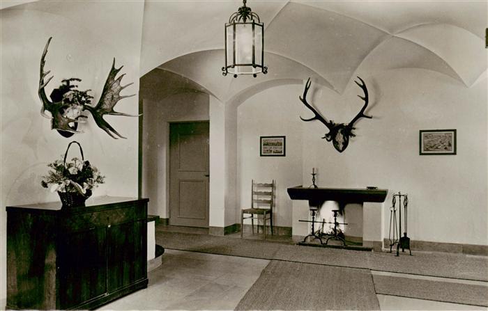 BERCHTESGADEN Bayern Lehrerheim Schloss Fuerstenstein Diele