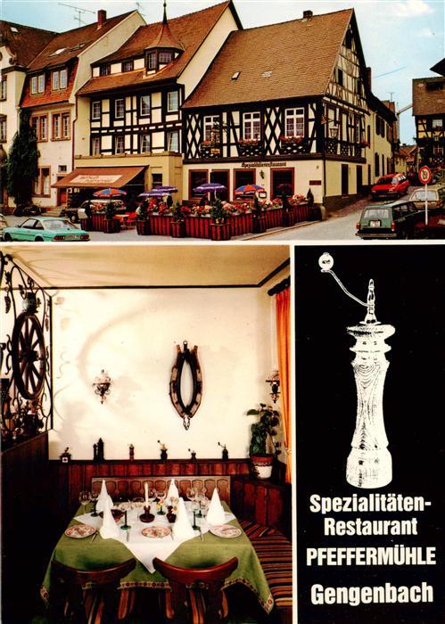 Gengenbach Spezialitaeten Restaurant Pfeffermuehle Weinstube