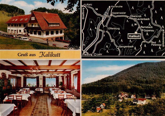 Oppenau Gasthaus Kalikutt Gastraum Panorama